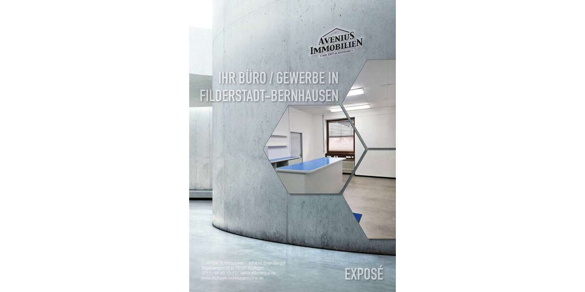 Gewerbeobjekt Filderstadt-Bernhausen Bernhausen - 990&euro; | Angebot:27197471
