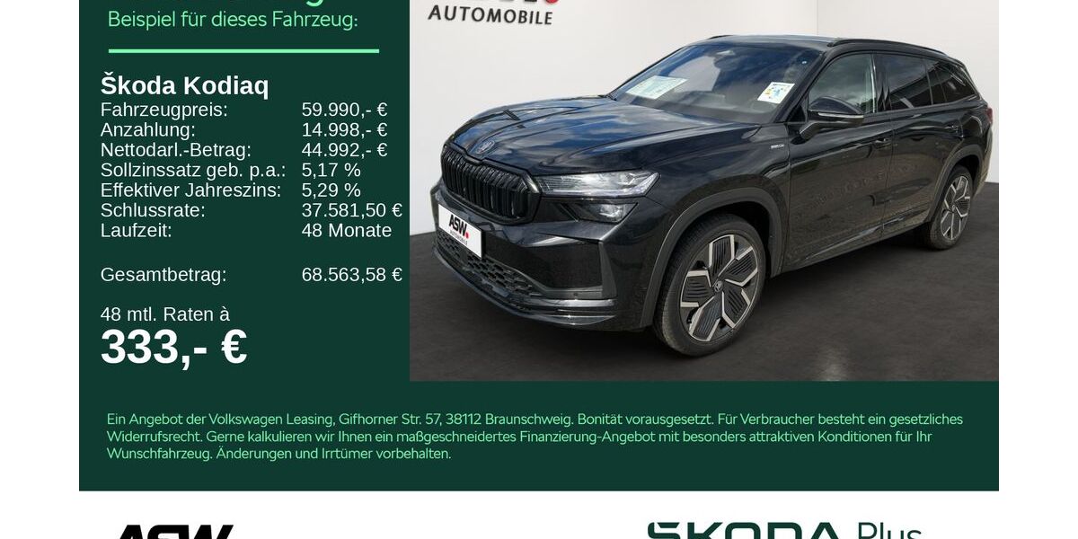 Skoda Kodiaq 8.500 km 52.875 &euro; Heilbronn 74076