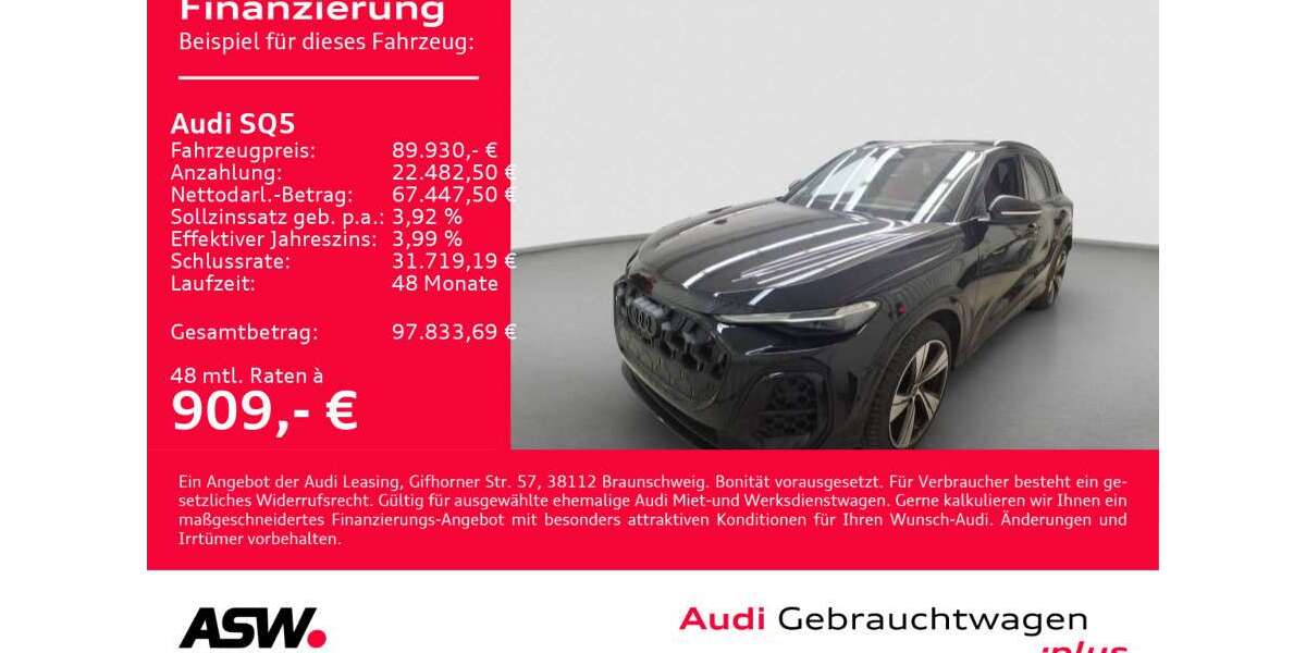 Audi SQ5 14.990 km 89.930 &euro; Heilbronn 74074