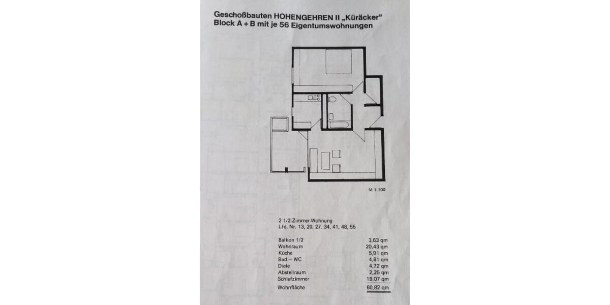 Etagenwohnung Baltmannsweiler - 2 Zimmer, 61 m&sup2;, 169.000&euro; | Angebot:25611775