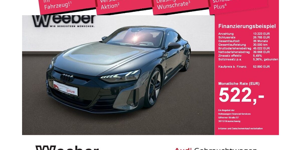 Audi e-tron GT 77.040 km 52.890 &euro; Weil der Stadt 71263