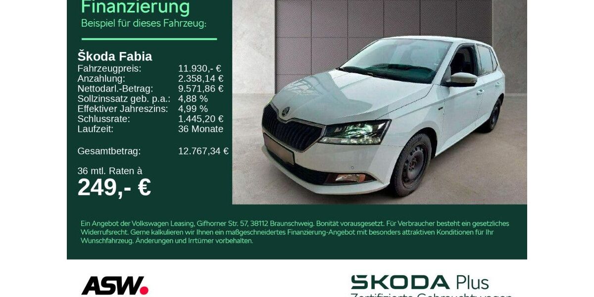 Skoda Fabia 80.900 km 11.930 &euro; Heilbronn 74076