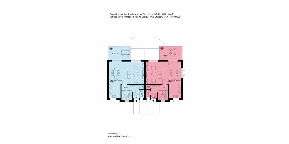 Doppelhaushälfte Hochdorf - 5 Zimmer, 150 m&sup2;, 769.000&euro; | Angebot:25738572