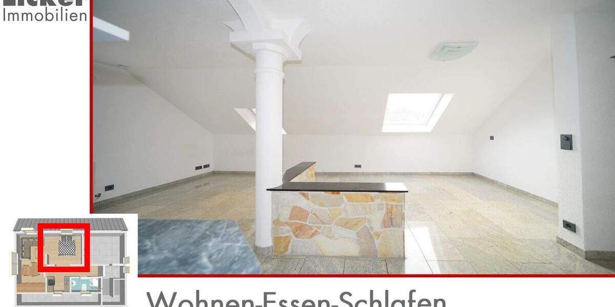 Etagenwohnung Waiblingen - 1 Zimmer, 29 m&sup2;, 98.000&euro; | Angebot:25773326