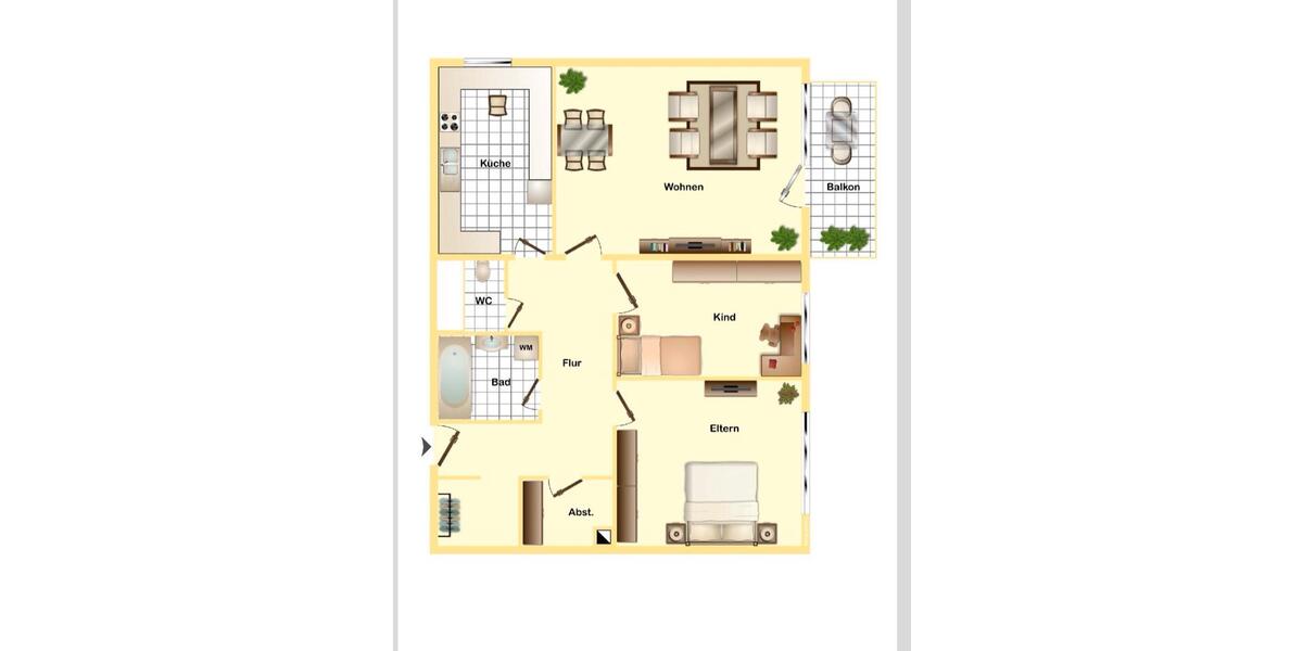 Etagenwohnung Neuhausen auf den Fildern - 3 Zimmer, 79 m&sup2;, 330.000&euro; | Angebot:26835329