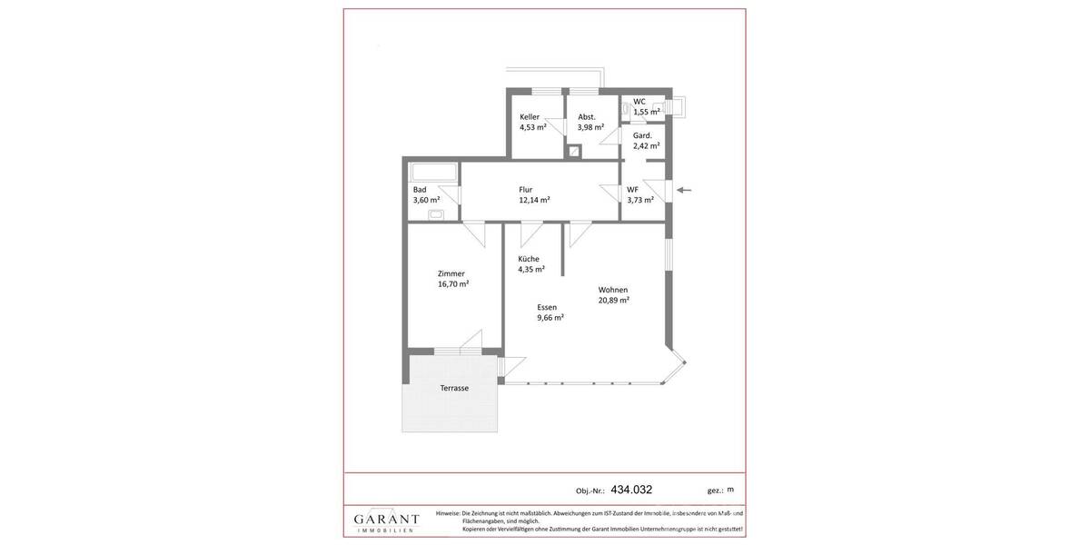 Etagenwohnung Stuttgart Rohracker - 2 Zimmer, 74 m&sup2;, 900&euro; | Angebot:25802794
