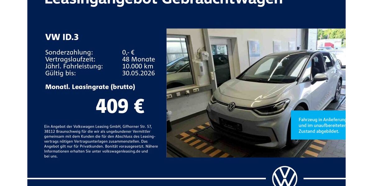 VW ID.3 16.994 km 32.430 &euro; Stuttgart 70563