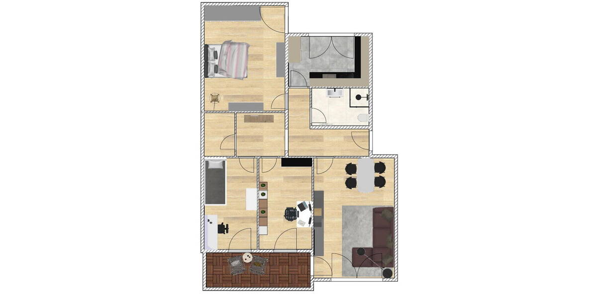 Etagenwohnung Böblingen Dagersheim - 4 Zimmer, 89 m&sup2;, 369.000&euro; | Angebot:26027510
