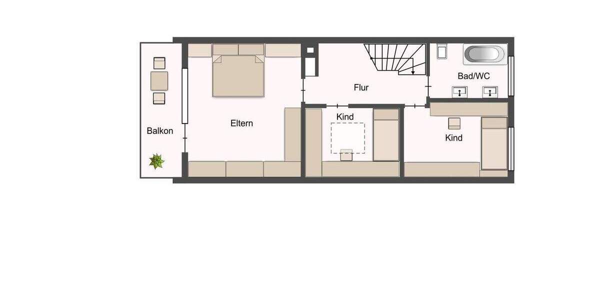 Reihenendhaus Waiblingen Hegnach - 5 Zimmer, 120 m&sup2;, 449.000&euro; | Angebot:25697772