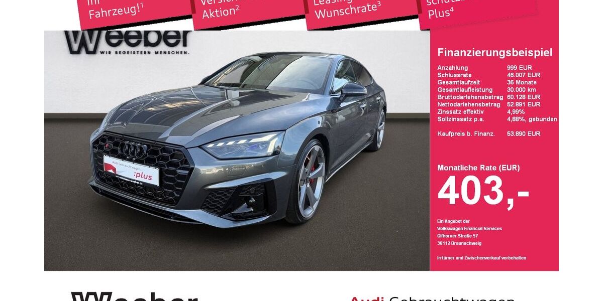 Audi S5 10.839 km 51.490 &euro; Weil der Stadt 71263
