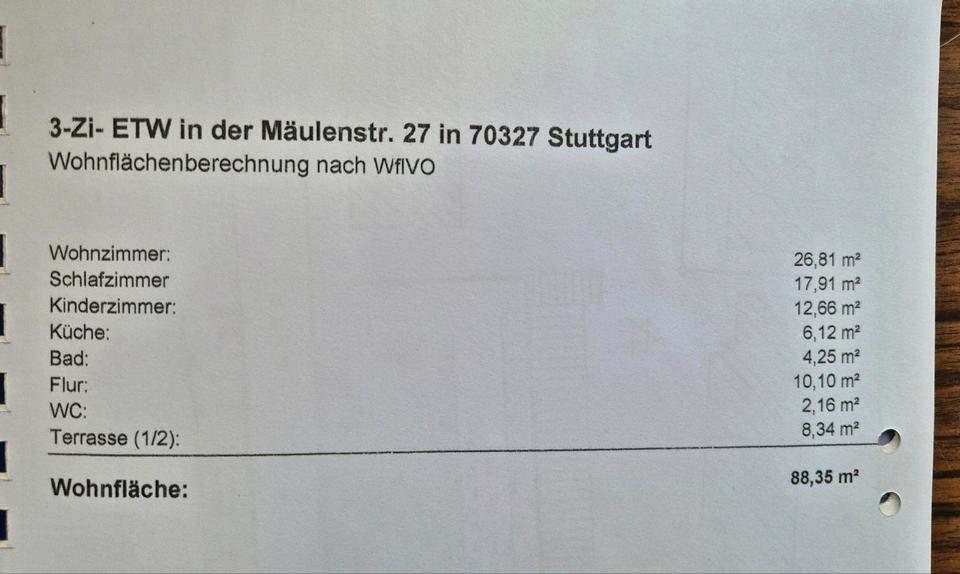 Einfamilienhaus Stuttgart Stuttgart-Ost - 3 Zimmer, 88 m&sup2;, 350.000&euro; | Angebot:26491088