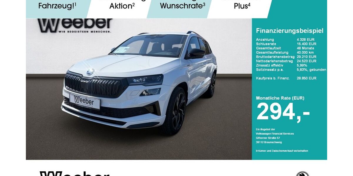 Skoda Karoq 63.274 km 28.850 &euro; Weil der Stadt 71263