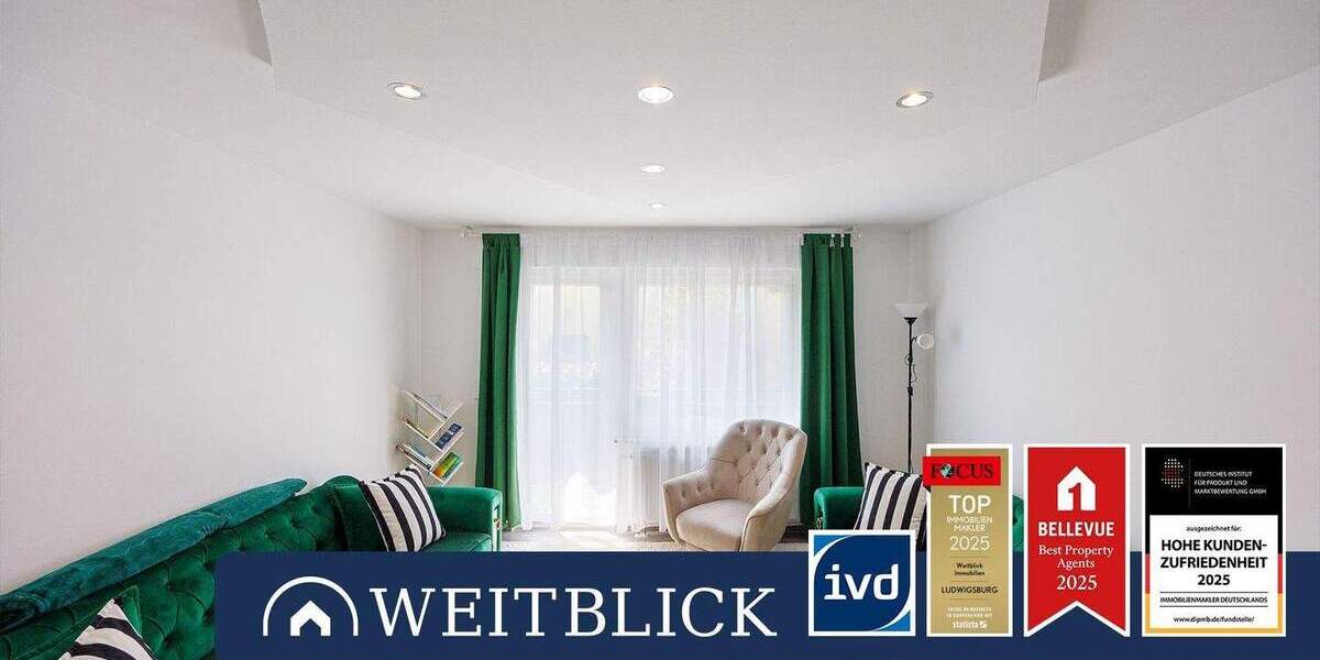 Etagenwohnung Ludwigsburg Mitte - 3 Zimmer, 58 m&sup2;, 249.000&euro; | Angebot:25698010
