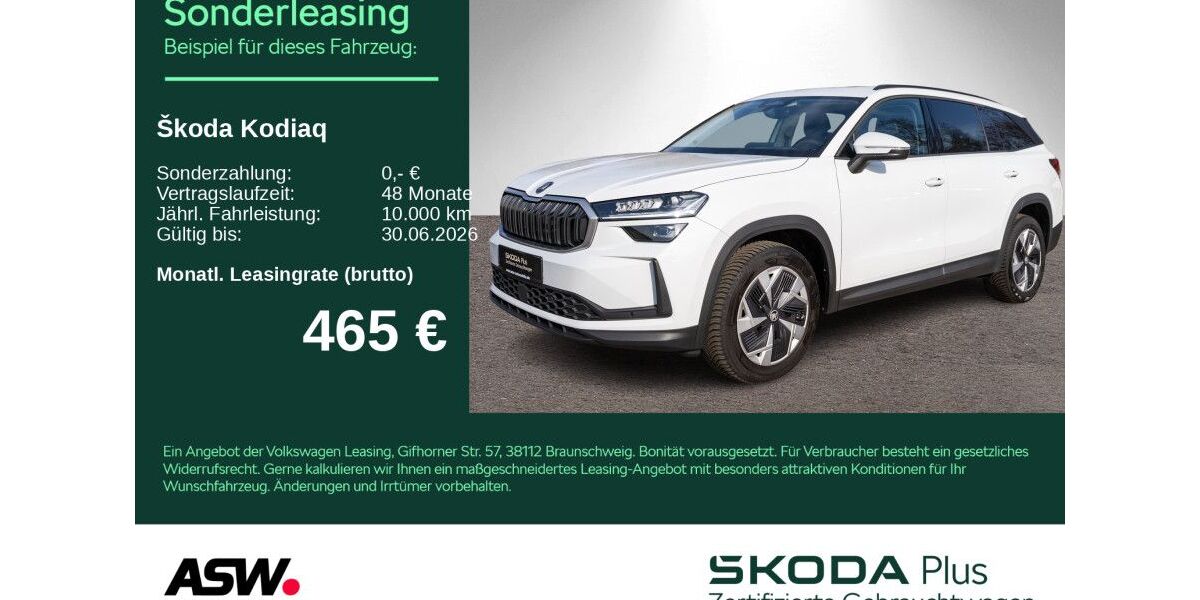 Skoda Kodiaq 20.400 km 44.360 &euro; Heilbronn 74076