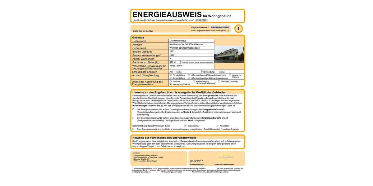 Etagenwohnung Wernau (Neckar) - 4 Zimmer, 103 m&sup2;, 380.000&euro; | Angebot:25804045