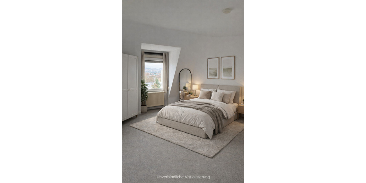 Dachgeschoßwohnung Stuttgart Bad Cannstatt - 3 Zimmer, 88 m&sup2;, 1.190&euro; | Angebot:25765759