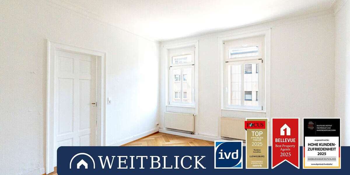 Etagenwohnung Stuttgart / Stuttgart-West West - 3 Zimmer, 97 m&sup2;, 1.490&euro; | Angebot:26982534