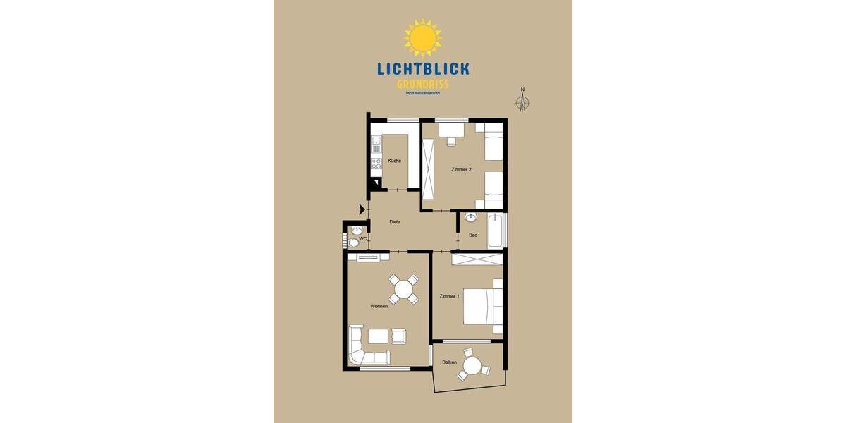Etagenwohnung Ludwigsburg West - 3 Zimmer, 68 m&sup2;, 267.000&euro; | Angebot:25695932