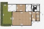 Terrassenwohnung Waiblingen Beinstein - 1.5 Zimmer, 48 m&sup2;, 820&euro; | Angebot:26125724