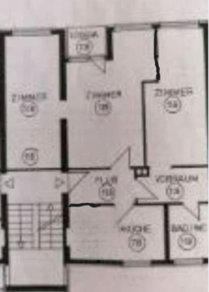 Etagenwohnung Stuttgart Degerloch - 3 Zimmer, 74 m&sup2;, 339.000&euro; | Angebot:26062451