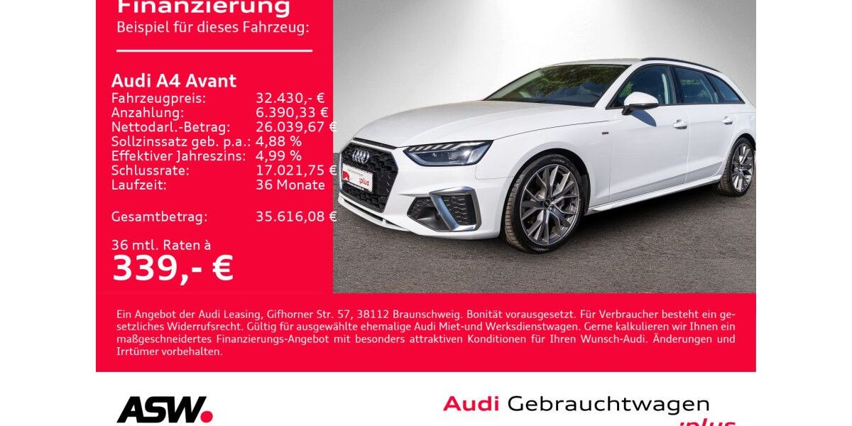 Audi A4 89.355 km 32.430 &euro; Heilbronn 74074