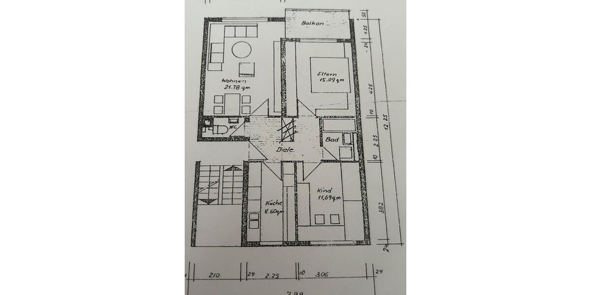 Etagenwohnung Stuttgart Mühlhausen - 3 Zimmer, 74 m&sup2;, 339.000&euro; | Angebot:25782177