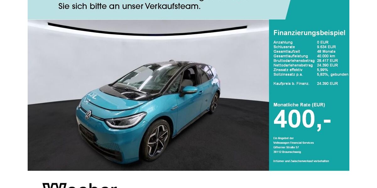VW ID.3 46.733 km 24.150 &euro; Leonberg 71229