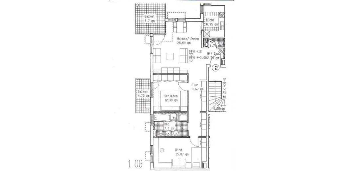Terrassenwohnung Grafenau - 3 Zimmer, 85 m&sup2;, 1.220&euro; | Angebot:25654069
