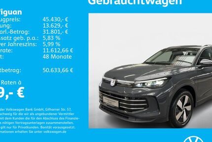VW Tiguan 1.505 km 45.430 &euro; Stuttgart-Feuerbach 70469