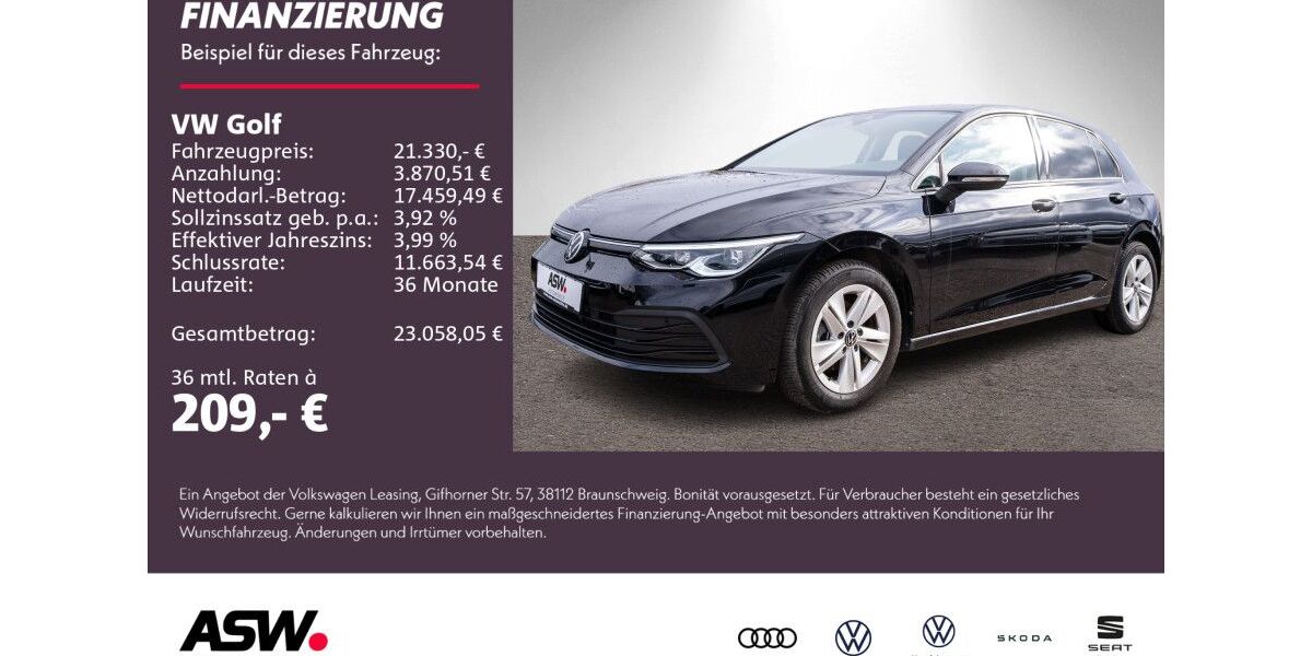 VW Golf 31.700 km 20.460 &euro; Weinsberg 74189