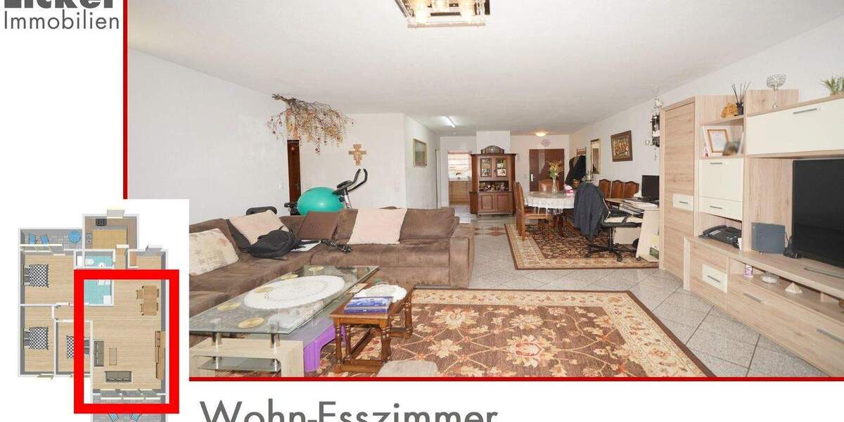 Etagenwohnung Winnenden Schelmenholz - 4 Zimmer, 108 m&sup2;, 330.000&euro; | Angebot:25677884