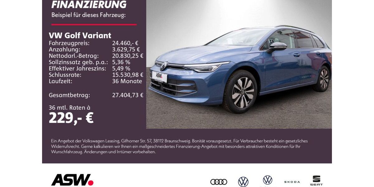 VW Golf 19.700 km 24.460 &euro; Weinsberg 74189
