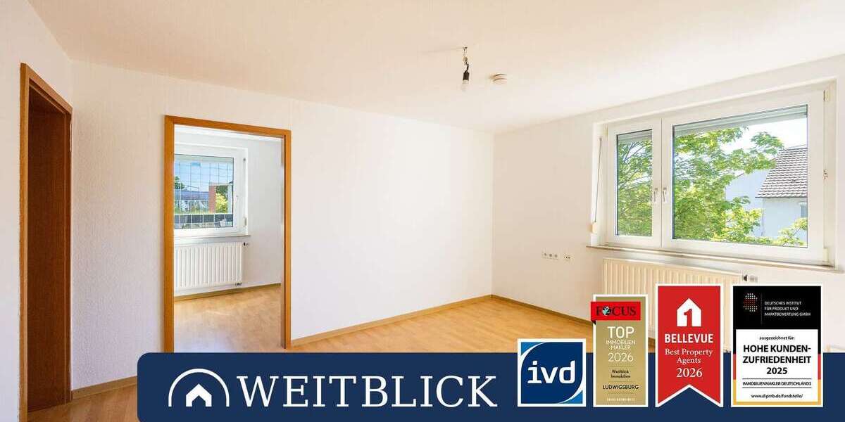 Etagenwohnung Ludwigsburg - 3 Zimmer, 55 m&sup2;, 169.000&euro; | Angebot:26765377