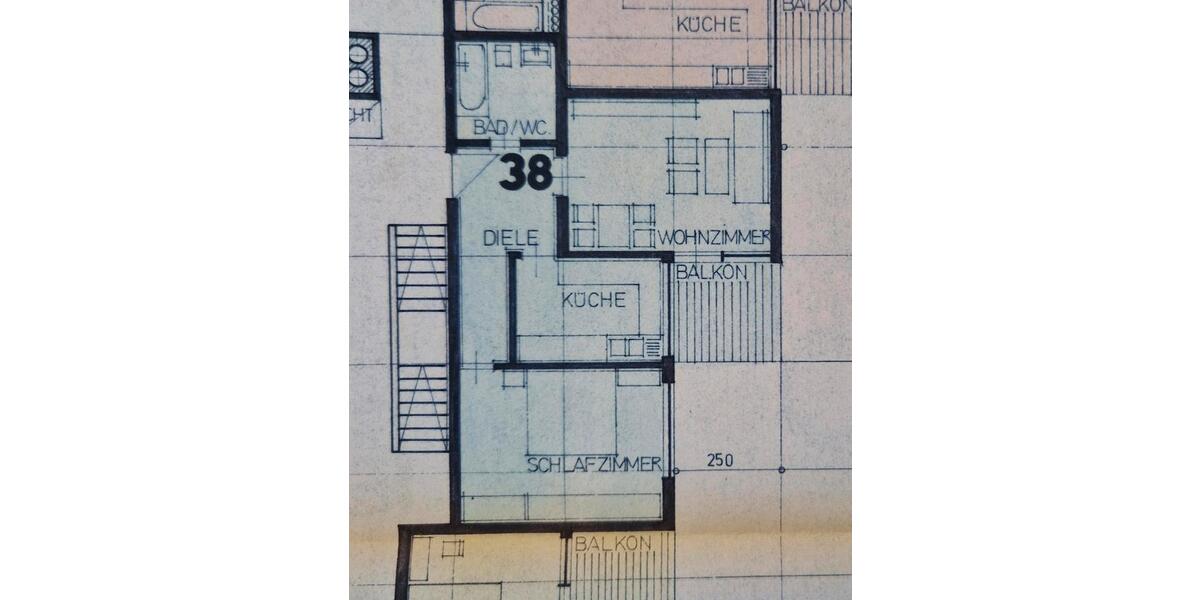 Etagenwohnung Schorndorf - 2 Zimmer, 56 m&sup2;, 209.000&euro; | Angebot:26850865