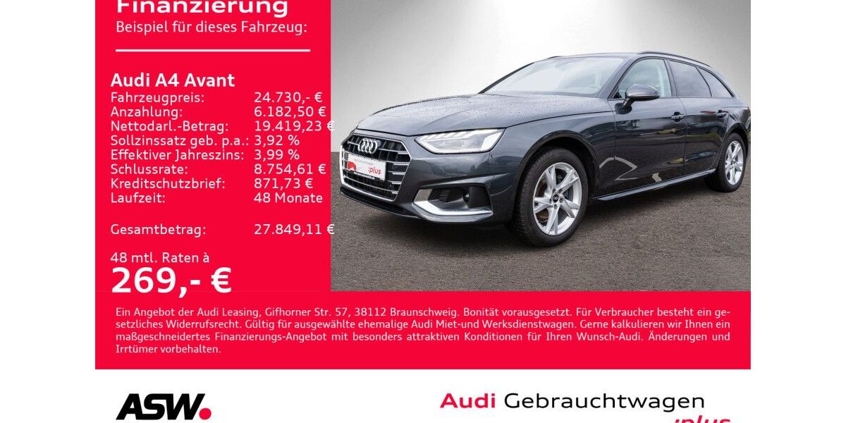 Audi A4 85.900 km 24.730 &euro; Heilbronn 74074