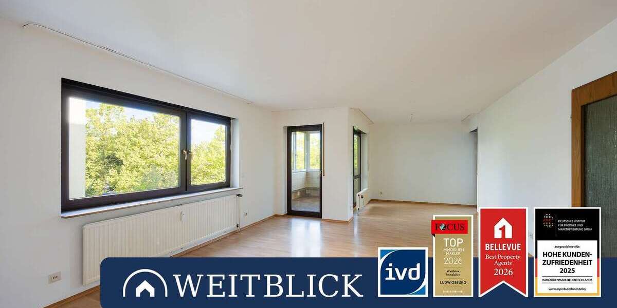 Etagenwohnung Ludwigsburg Eglosheim - 3.5 Zimmer, 100 m&sup2;, 319.000&euro; | Angebot:27322594