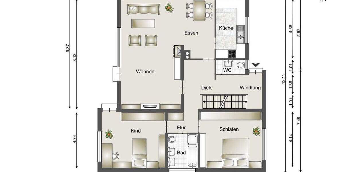 Einfamilienhaus Backnang Steinbach - 3 Zimmer, 102 m&sup2;, 649.000&euro; | Angebot:25671705