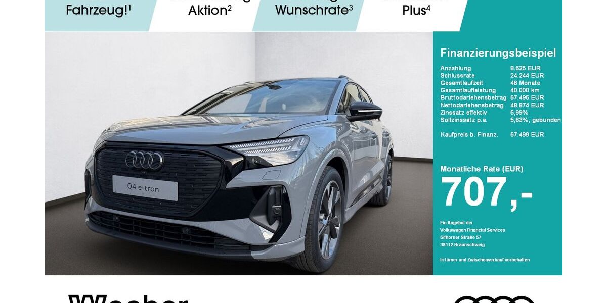 Audi Q4 e-tron 1.999 km 54.290 &euro; Leonberg 71229