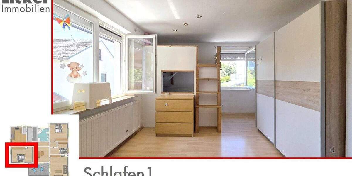 Etagenwohnung Auenwald Unterbrüden - 4 Zimmer, 118 m&sup2;, 297.000&euro; | Angebot:25773324