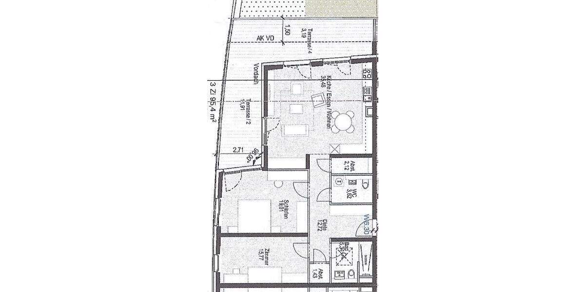 Etagenwohnung Stuttgart Stuttgart-West West - 3 Zimmer, 112 m&sup2;, 2.300&euro; | Angebot:25704186