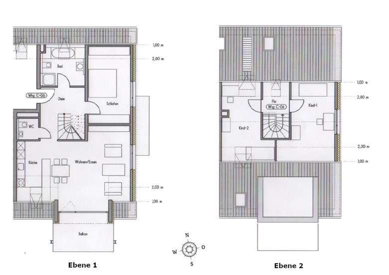 Maisonettenwohnung Stuttgart Zuffenhausen - 4 Zimmer, 108 m&sup2;, 690.000&euro; | Angebot:25350150