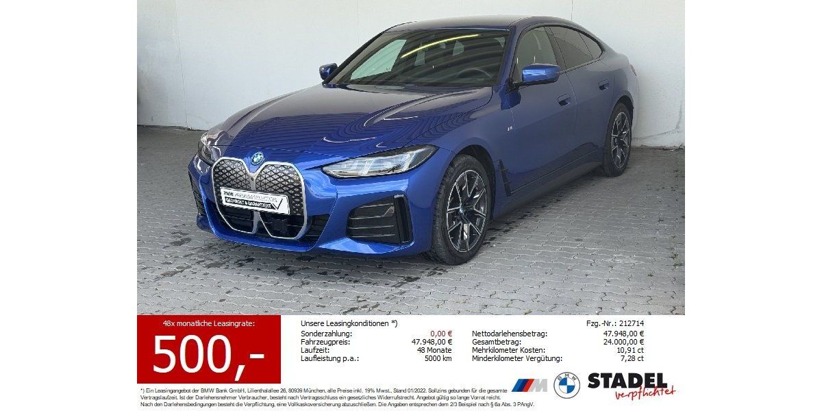 BMW i4 24.077 km 45.440 &euro; Heilbronn 74074