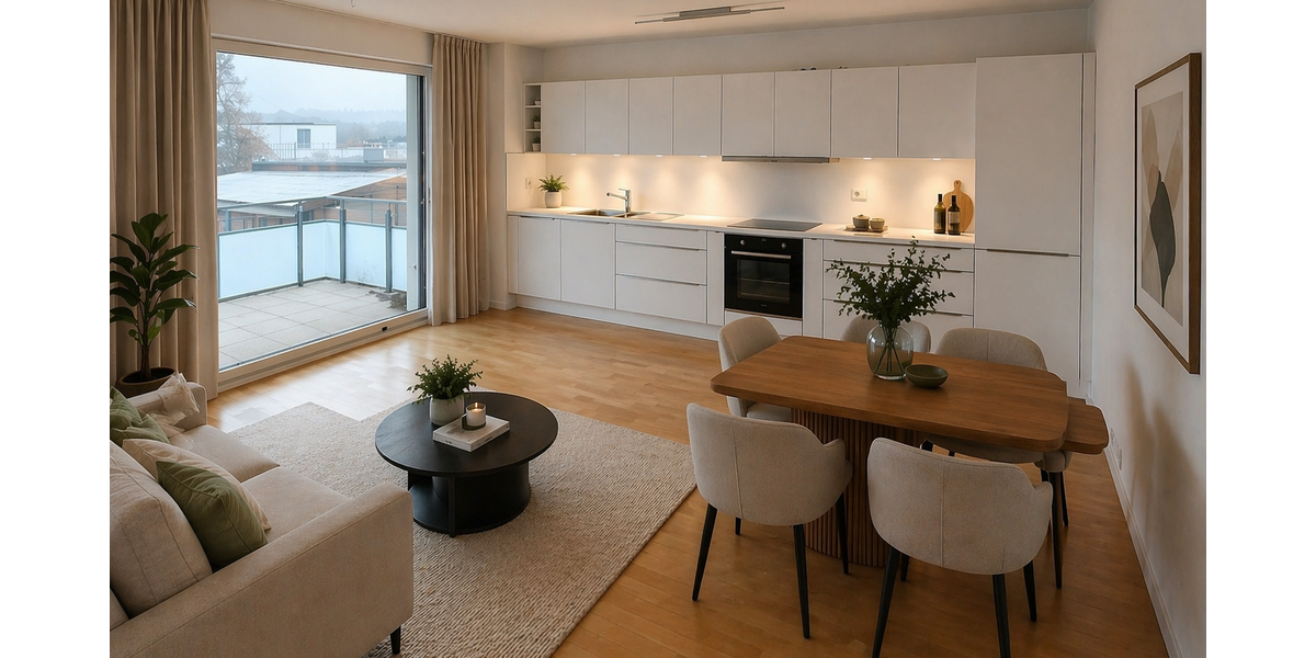Etagenwohnung Remseck am Neckar - 2.5 Zimmer, 64 m&sup2;, 805&euro; | Angebot:26288364
