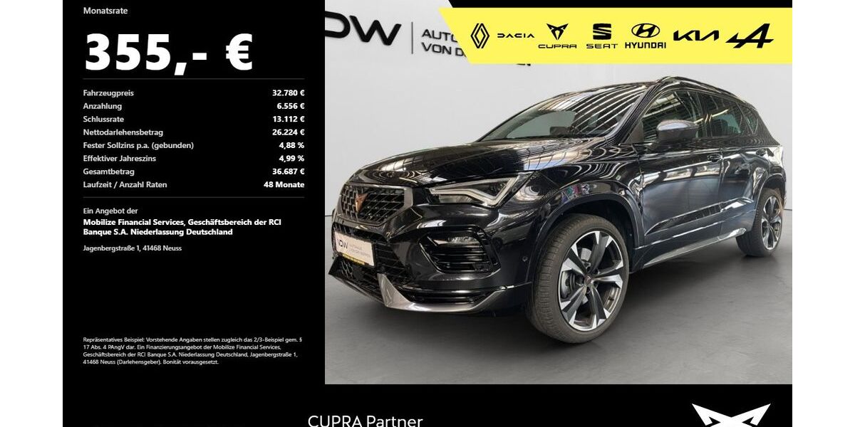 Cupra Ateca 6.600 km 32.680 &euro; Heilbronn 74076