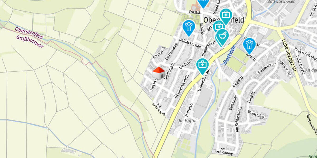 Etagenwohnung Oberstenfeld - 3 Zimmer, 72 m&sup2;, 269.000&euro; | Angebot:25958606