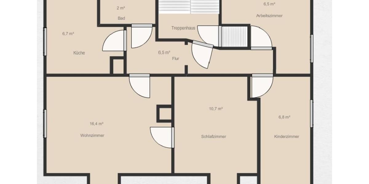 Dachgeschoßwohnung Stuttgart Zuffenhausen - 4 Zimmer, 55 m&sup2;, 239.000&euro; | Angebot:23230902