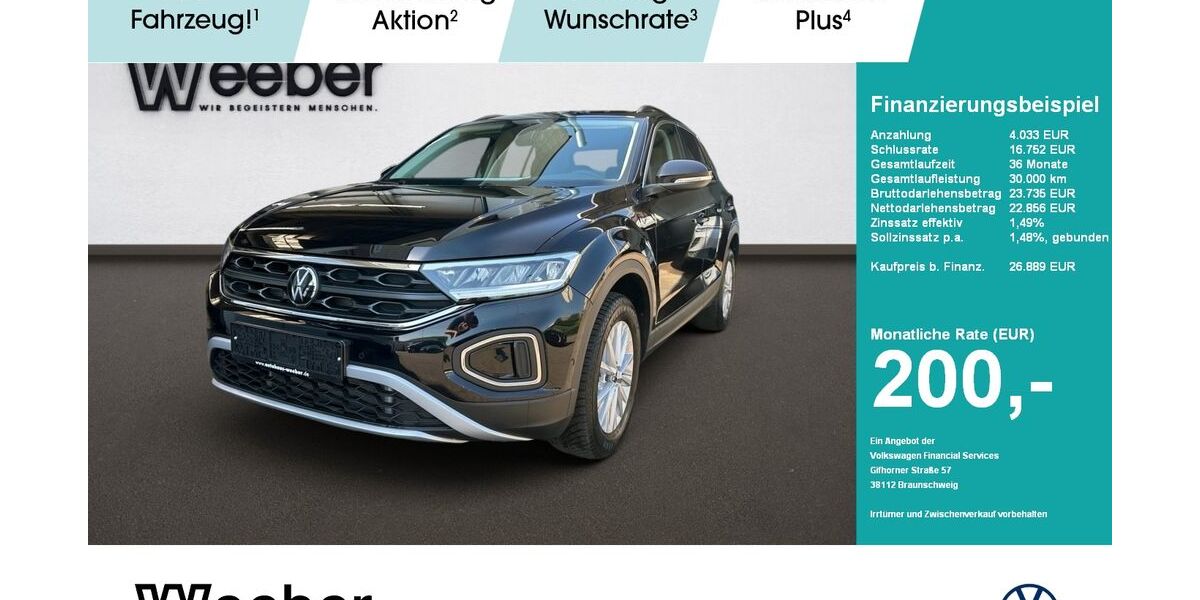 VW T-Roc 12.082 km 26.889 &euro; Weil der Stadt 71263