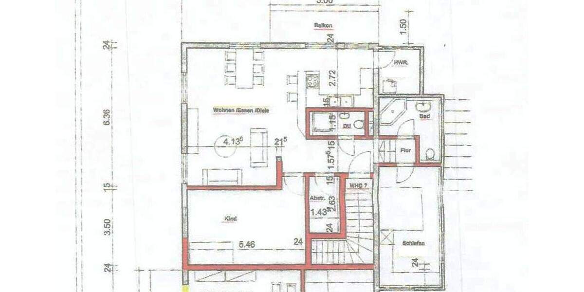 Etagenwohnung Reichenbach an der Fils - 3 Zimmer, 101 m&sup2;, 335.000&euro; | Angebot:25777581