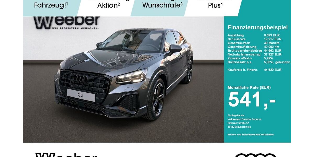 Audi Q2 2.500 km 44.620 &euro; Weil der Stadt 71263