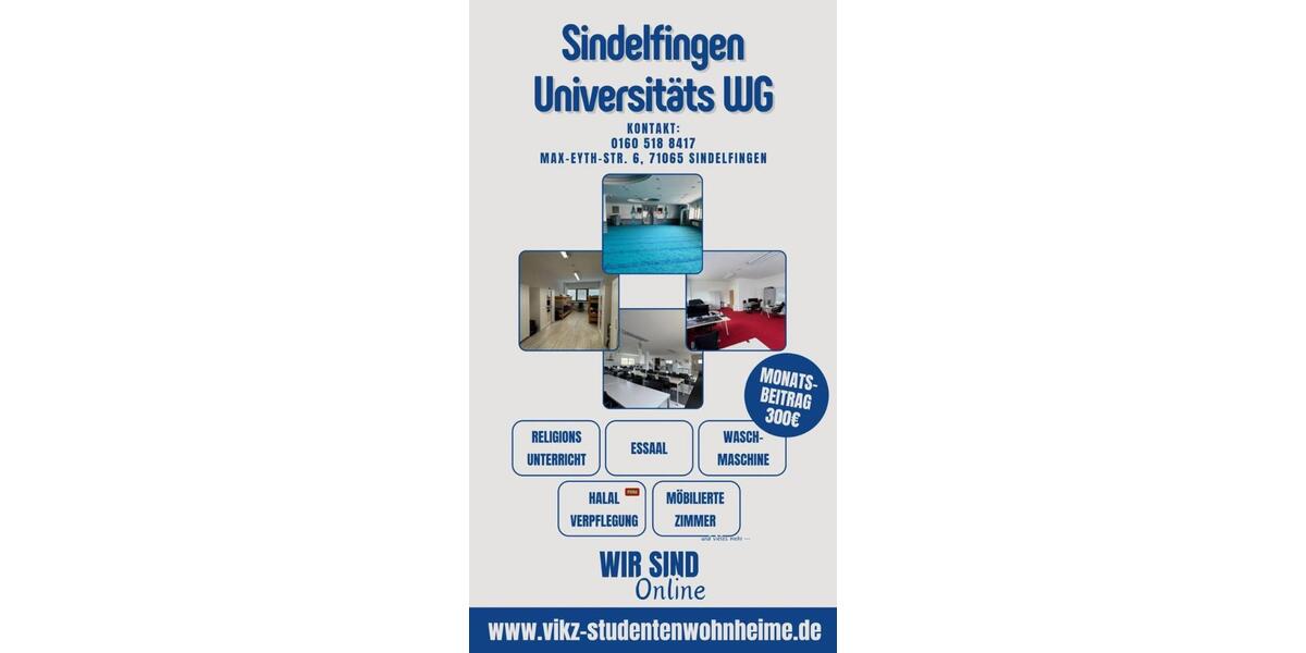 Etagenwohnung Stuttgart Vaihingen - 1 Zimmer, 20 m&sup2;, 300&euro; | Angebot:24755088